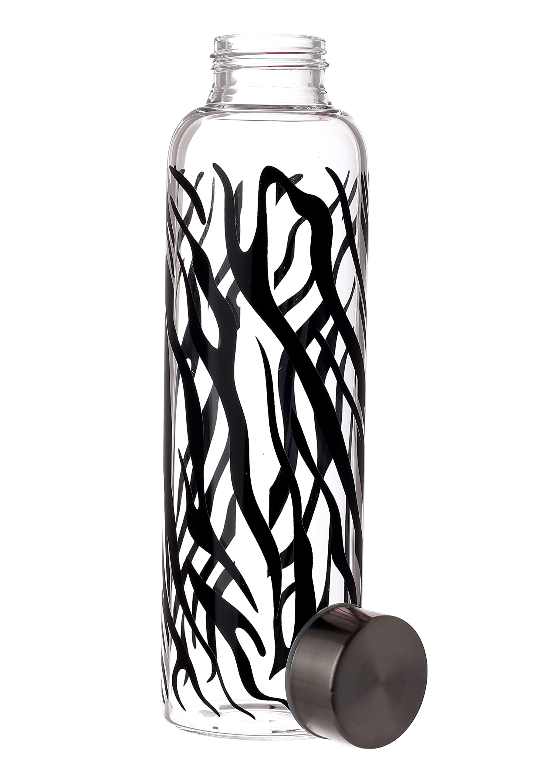 Puckator Spots and Stripes, Drinks Bottle, Reusable Water Bottle For Girls And Boys With A Protective Neoprene Sleeve - Image 3
