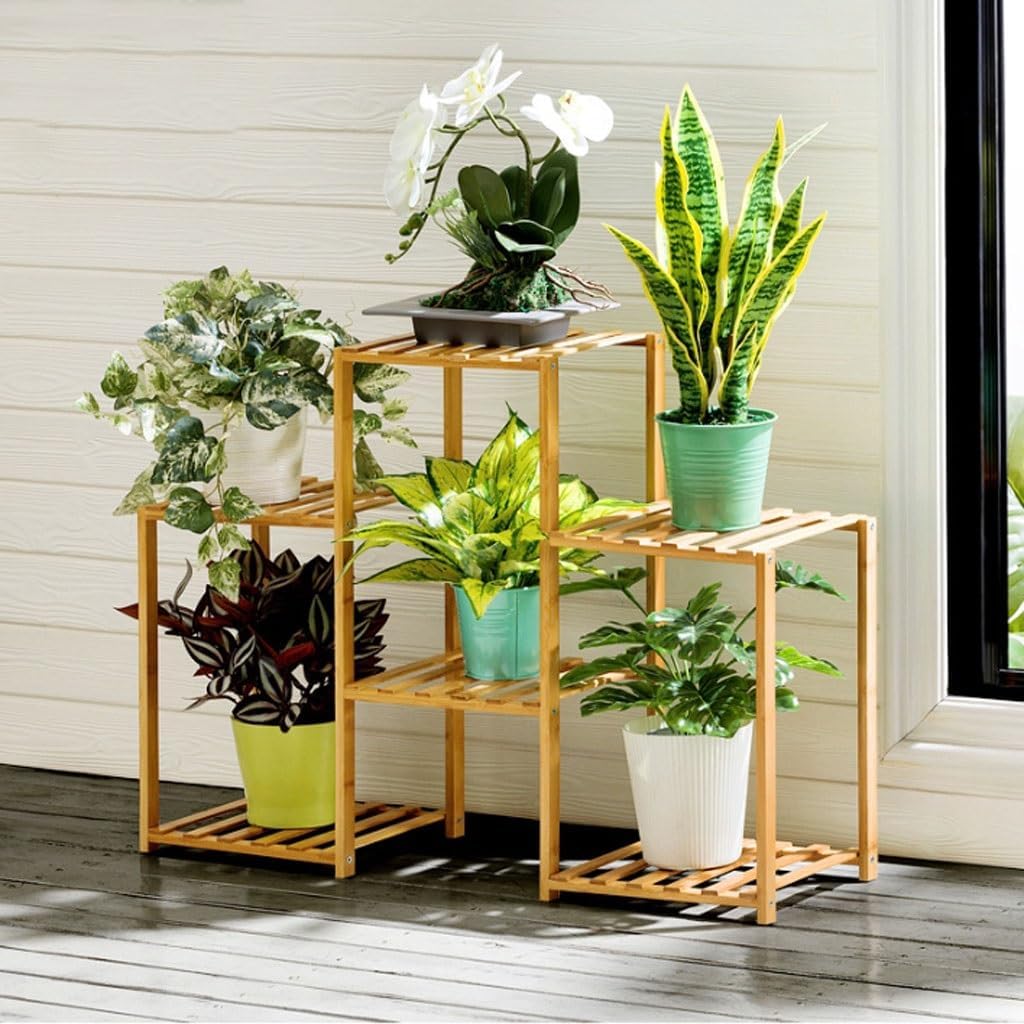 Multi Tiered Plant Stand Indoor Living Room Floor-Standing Pothos Pot Storage Rack Balcony Multi-Layer Space-Saving Flower Shelf Corner Outdoor Plant Stand