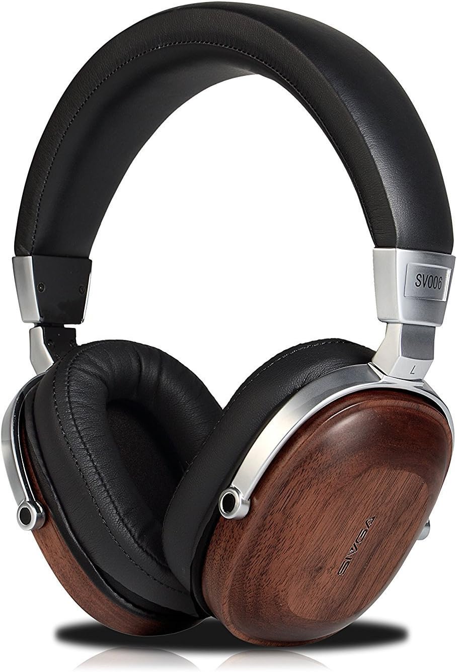 Freegoing SIVGA Over Ear Headphonesย with in-Line Powerful Bass Music Wired Wooden Headset for Smart Phone,Tablets,Desktop