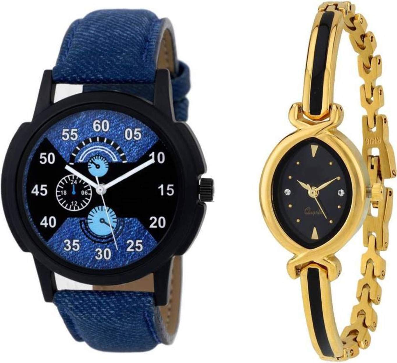 Maa creation Black Bangle and Blue Denim for Men & Women(Couple) (B07MFV9LBJ) Amazon Price History, Amazon Price Tracker