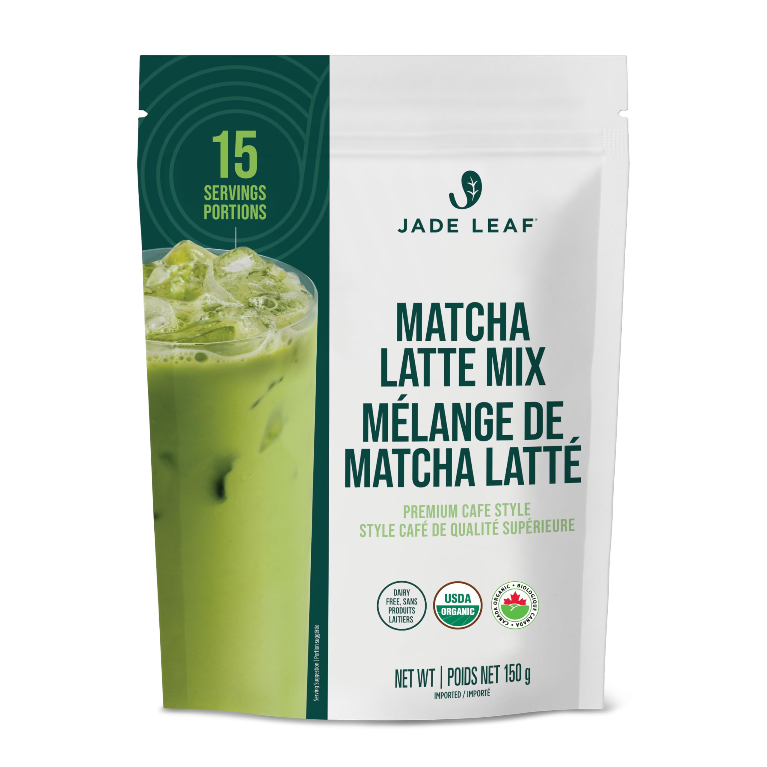 Jade Leaf Matcha Organic Matcha Latte Mix - Lightly Sweet Japanese