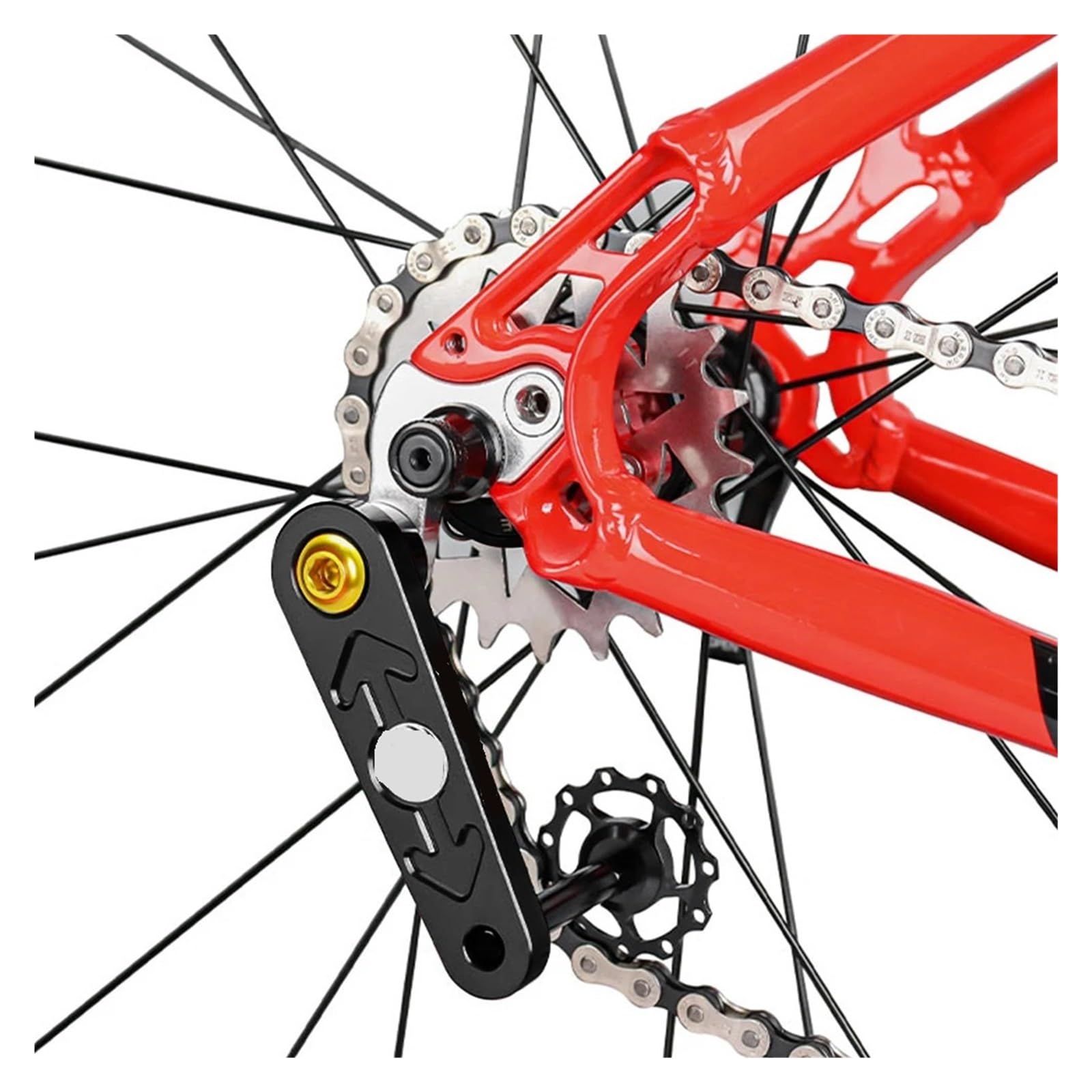 Geeignet für Mountainbike-Kassette, Freilauf-Umrüstsatz, Schwungrad-Ritzel, Geschwindigkeit Kettenrollenspanner(16T)
