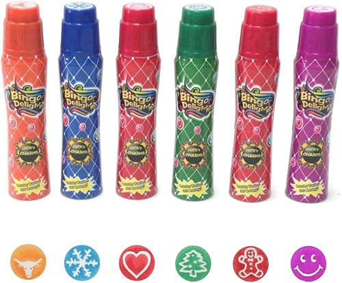 Miniatura 2 de Tapp Collections Bingo Delight Bingo Daubers Theme C - 6 Patrones