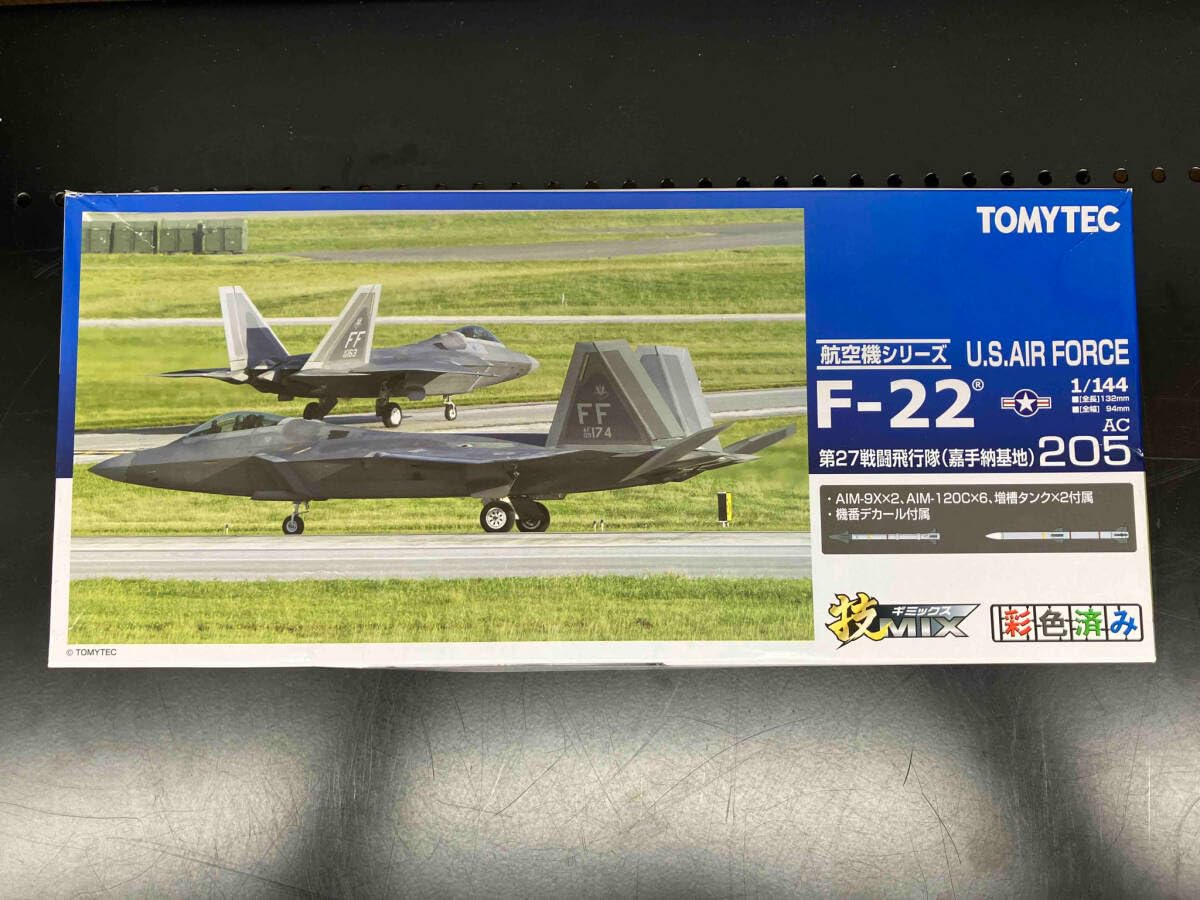 Amazon | 未使用品 プラモデル トミーテック 1/144 米空軍 F-22 第27