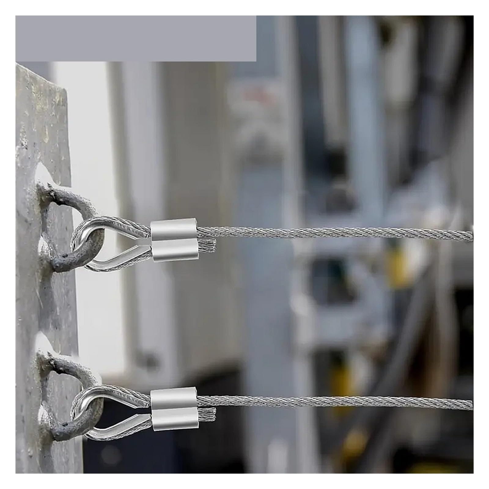 Manicotti a crimpare in alluminio a doppio foro, Ghiere for cavi in ​​alluminio a doppio foro, argento, misure multiple, confezione da 370 pezzi(M2)