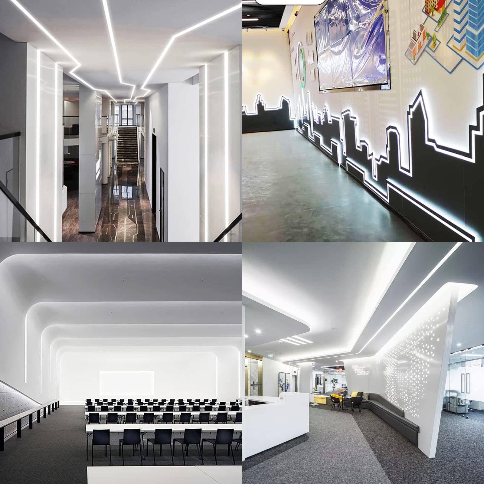 GOMING Szerokość 15mm Taśma LED COB 24V 5M Chłodna Biel 6000K 25W/M 13750lm CRI 93+ 960LED/M Jednolite Światło IP20 Nie Wodoodporny Elastyczny Taśmą LED dla DIY Dekoracja Domu(Zasilacz nie Dołączony)