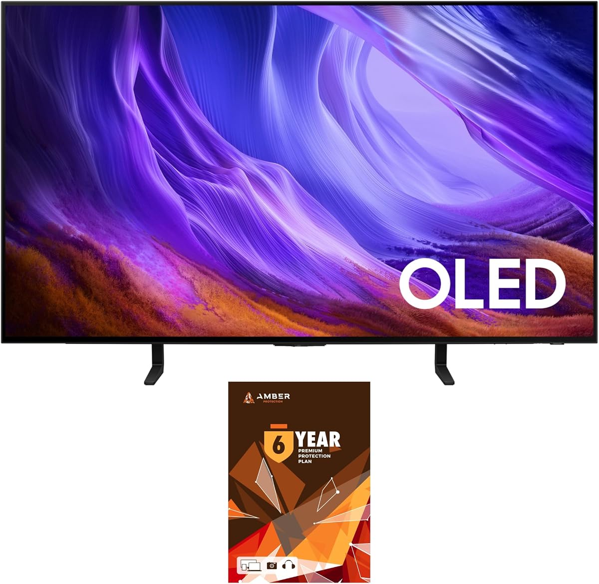 Samsung QN48S85HAEXZA Televisor OLED 4K de 48" con protección ámbar de 6 años (2026)