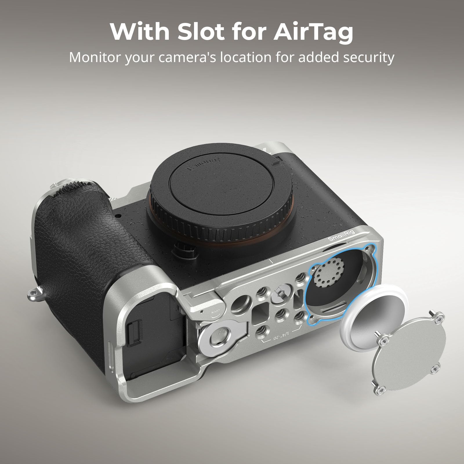 Amazon | SmallRig A7C II/A7CR用カメラベースプレート、AirTag用