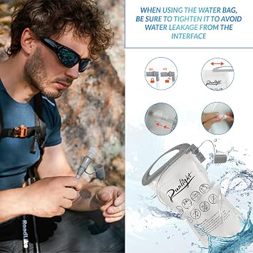 Runlight Running Vest for Women Men Lightweight Hydration Backpack Pack with 1.5L Water Bladder Bag Hydro Daypack for Hiking,Trail,Skiing,Camping,Cycling,Race,Marathon