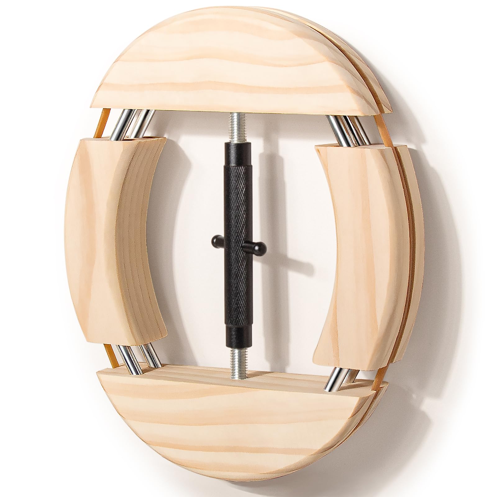 4 Way Hat Stretcher, Upgraded Wooden Hat Stretchers for Fitted Hats, Stretched Size 6 7/8 to 8 1/2, Hats Stretcher Fits All Kind of Caps - Lever Principle, Extender Widener for Baseball Cowboy Caps