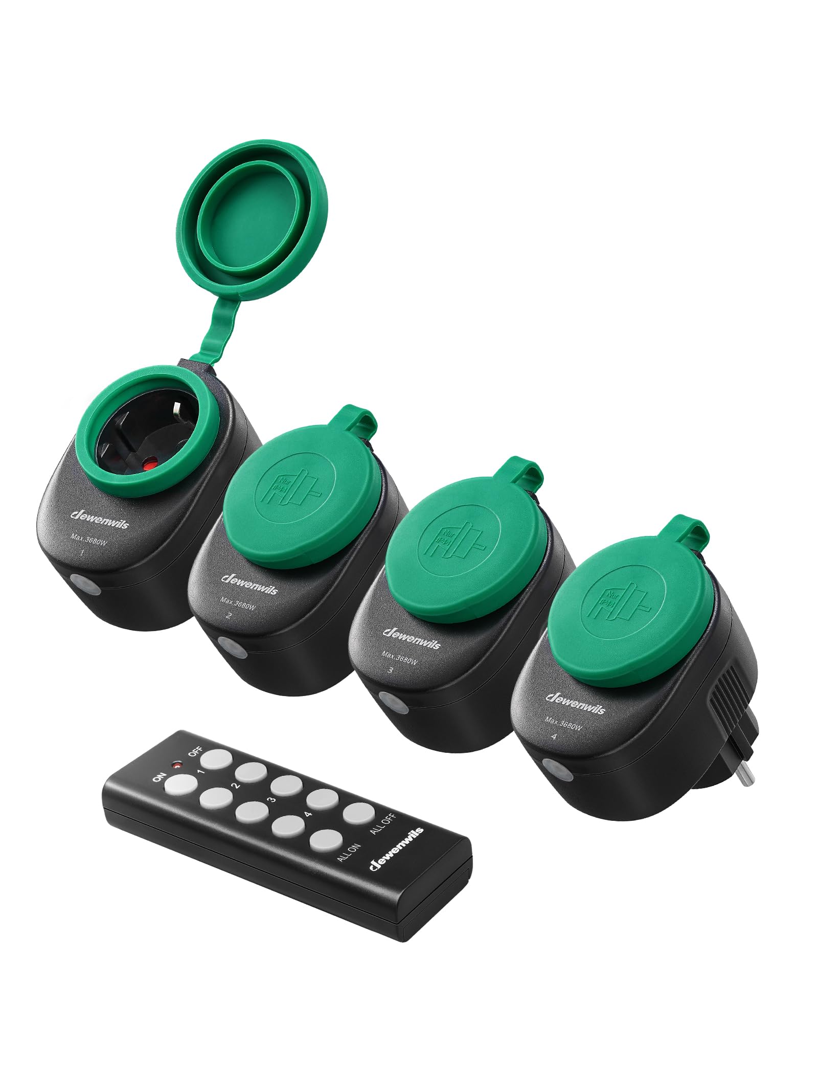 Dewenwils Wlan stopcontact voor buiten, intelligent, compatibel met