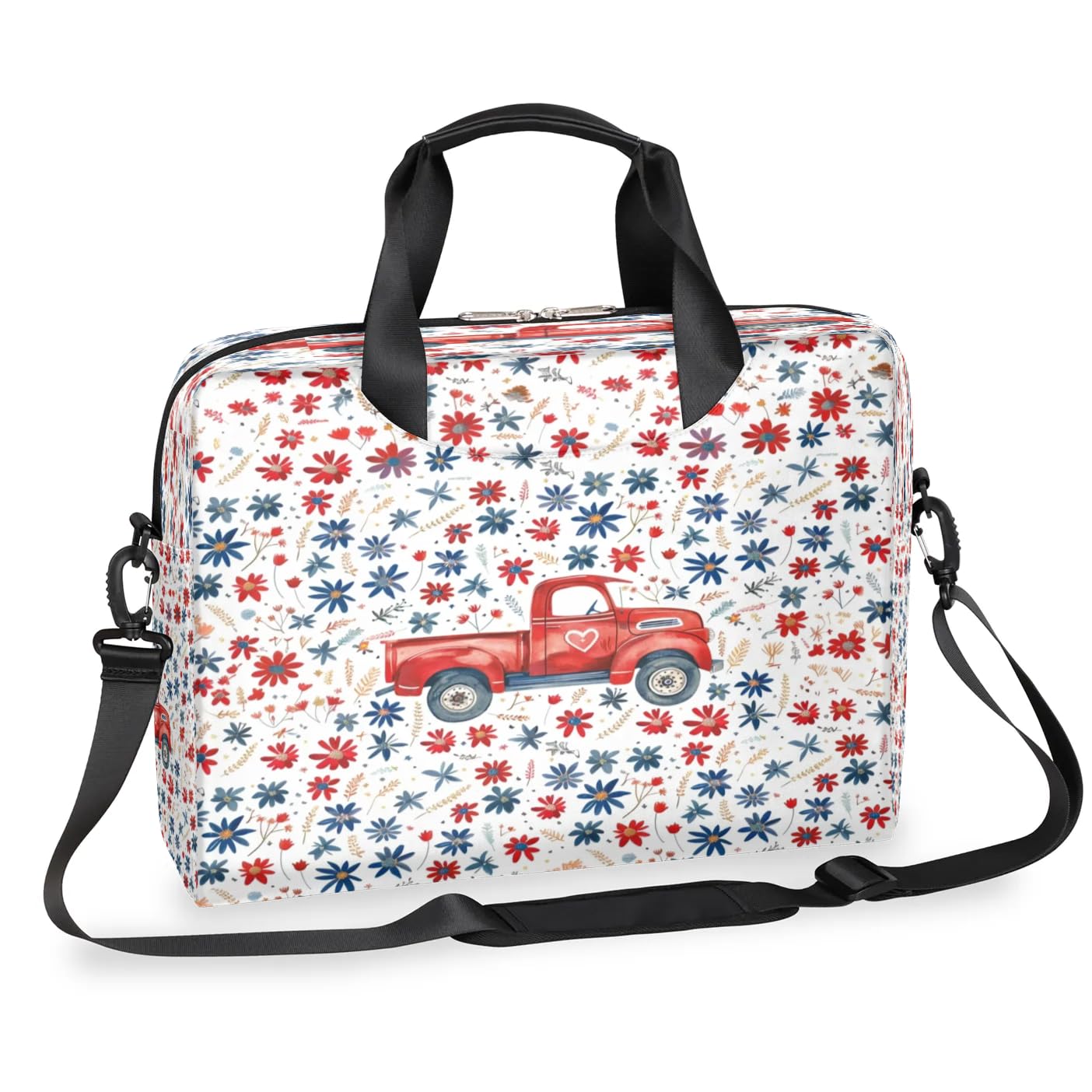 Housse ordinateur portable anti-rayures grand format XL imprimé floral - 8