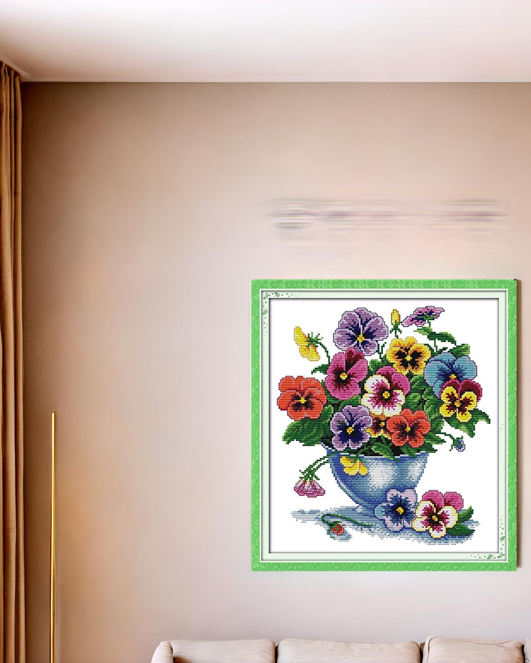 Kit De Broderie Au Point De Croix Pour Débutants - Cactus - Décoration De La Maison (pré-imprimé