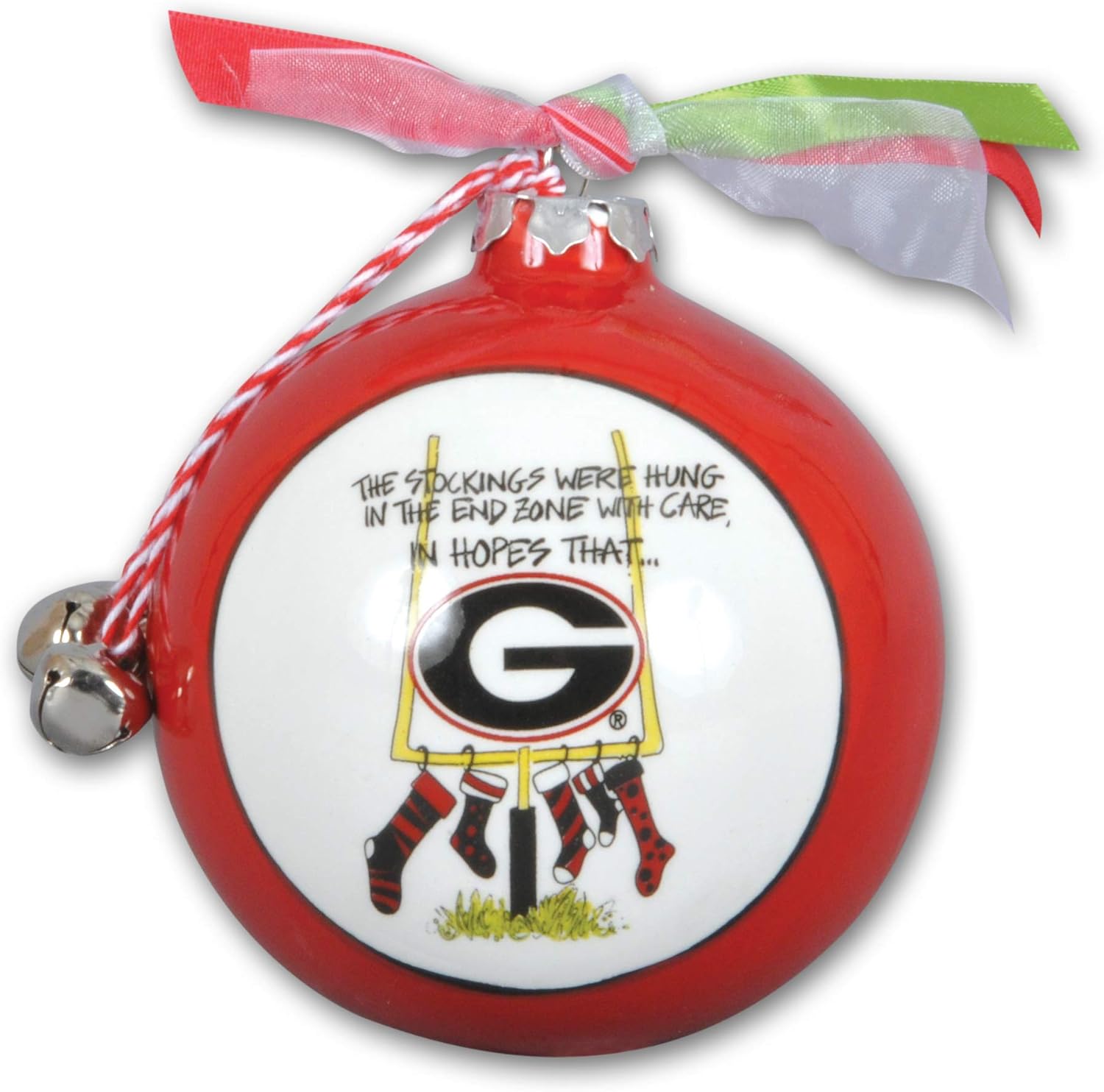 Magnolia Lane 20149 Georgia Bulldogs Stockings Ornament, 3.5-inch Diameter