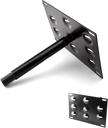 Miniatura 4 de x xotic tech Soporte de montaje de placa de matrícula con gancho de remolque para parachoques delantero, kit de soporte para adaptador de orificio