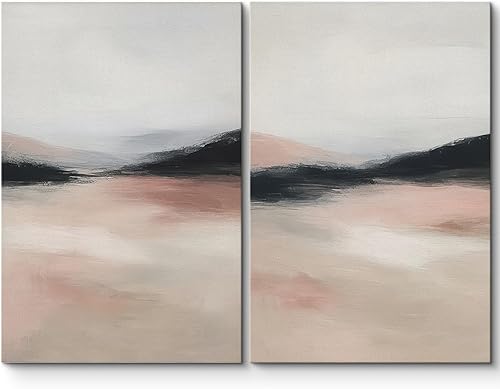 Miniatura 59 de SIGNLEADER Lienzo enmarcado para pared, juego de arte geométrico de mediados de siglo, formas de tocadiscos de música, ilustraciones abstractas,