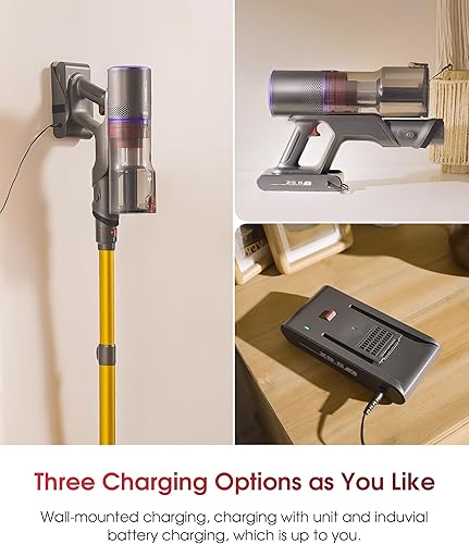 Miniatura 8 de UNINELL HOME Cordless Vacuum Cleaner, 50000Pa 580W 70Mins Vacuum Cleaners for Home,Anti-Tangle Stick Vacuum Self-Standing, Handheld Vacuum