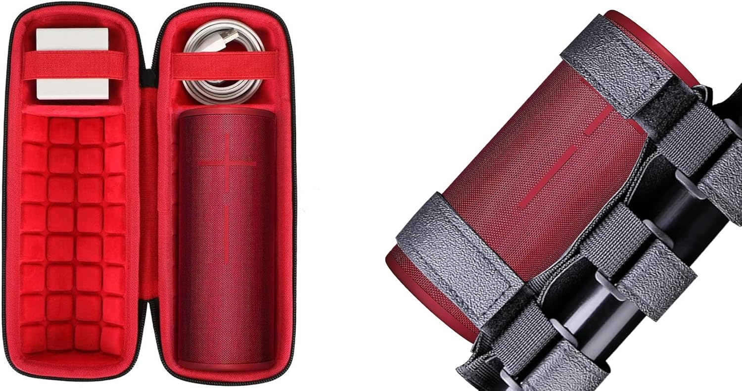 co2CREA Hard Case + Mount for Ultimate Ears UE Boom 4 / Boom 3 Speaker