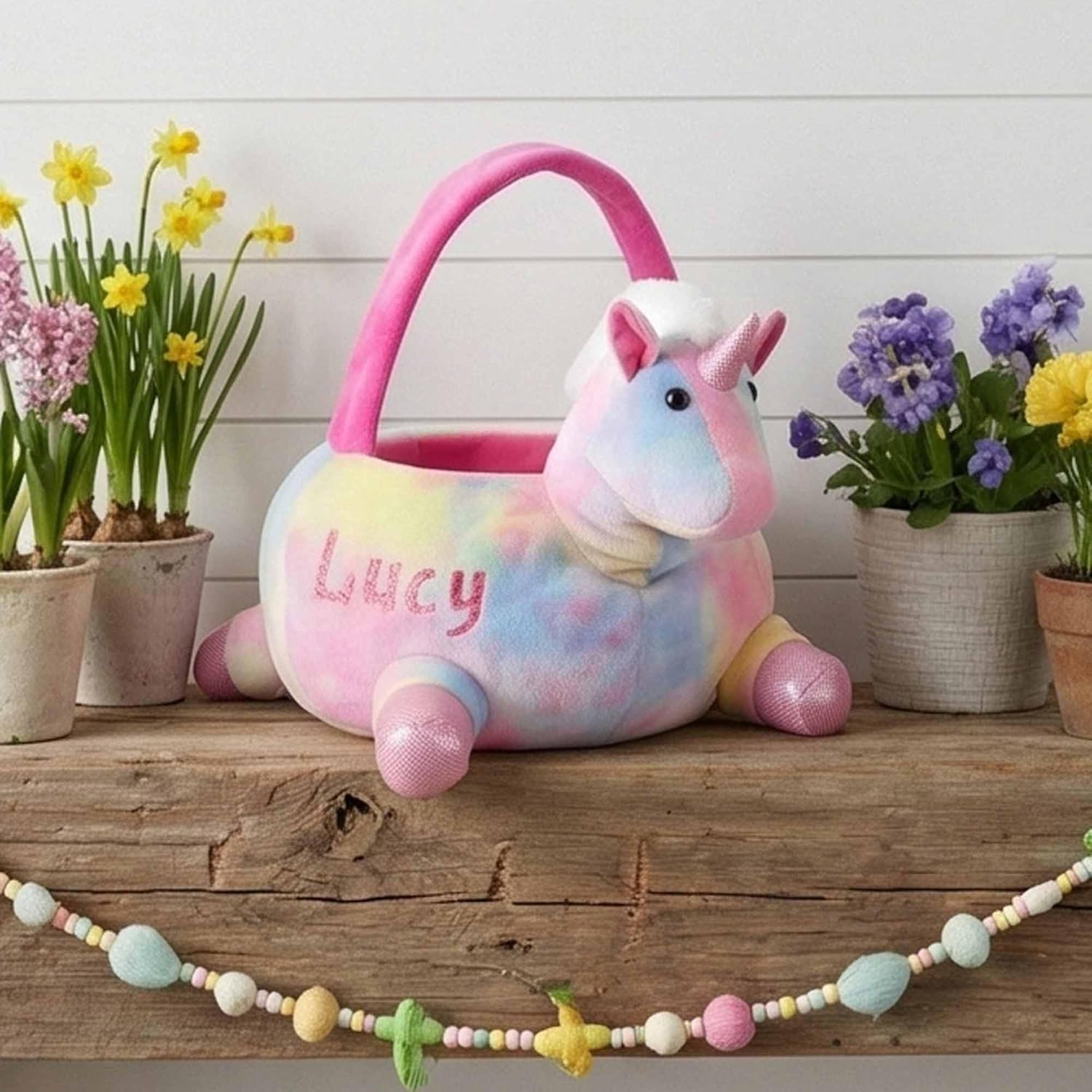 DIBSIES Plush Easter Basket