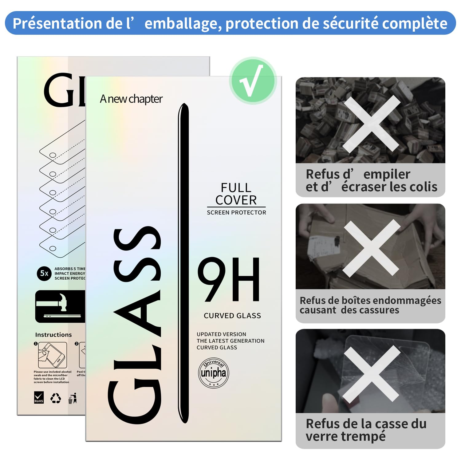 [Lot de 3 Verre Trempé pour Samsung Galaxy A17 / A16 / A26 5G | Film Protection Haute Transparence,[Anti-Rayures], [Sans Bulles], [Installation Facile], Ultra Résistant Dureté 9H Glass