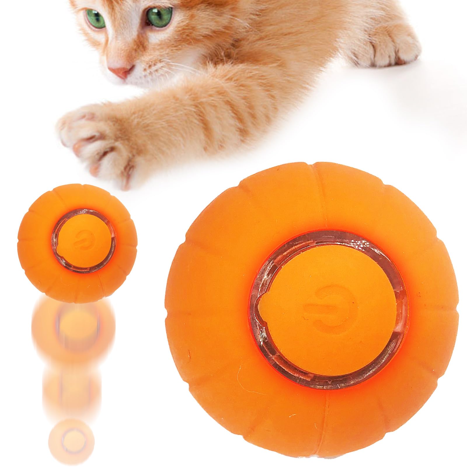 Amazon | 猫 おもちゃ 猫ボール 電動 猫おもちゃ自動 転がり バウンド