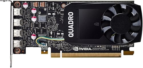 NVIDIA Quadro P1000 Professional 4GB, gddr5, tarjeta gráfica (VCQP1000-PB)