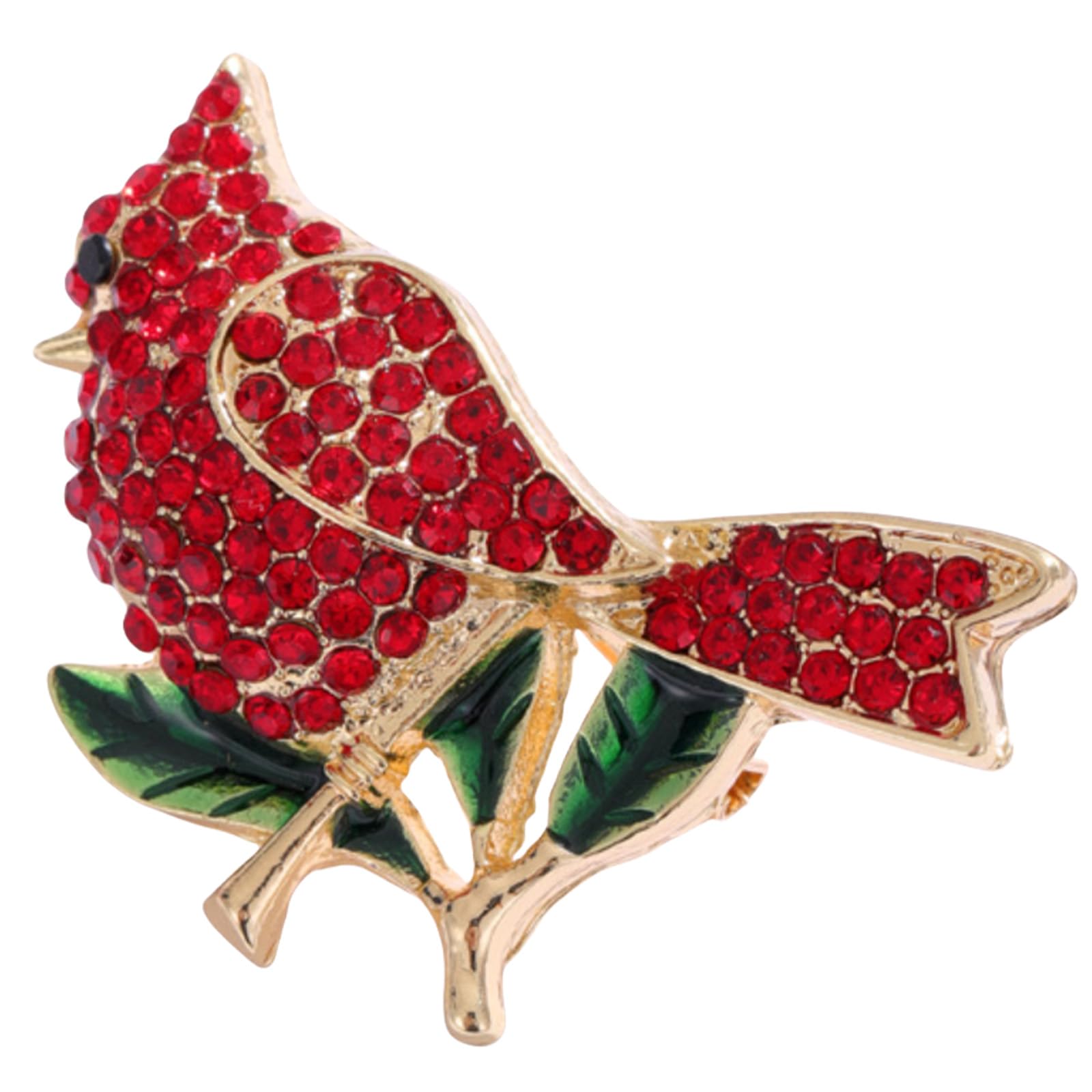 FAIRYGATE Gold Pin for Dress Brooch Crystal Pins Badge Enamel Lapel Brooches for Women Jewelry Decoration for Birthday Dating Party Anniversary UC31 — view 9