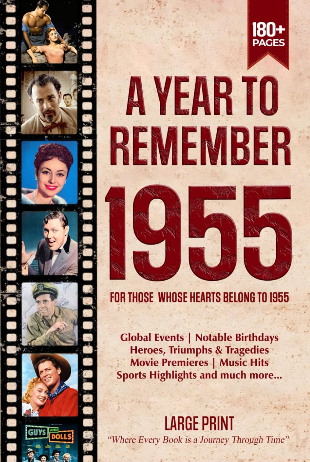 A Year To Remember 1955 History Book: Milestone Birthdays, Anniversaries, and Cherished Moments For Mom, Dad, Grandparents, and Dear Friends