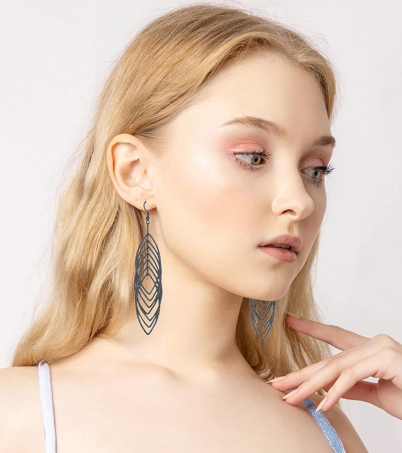 16 Pairs Drop Dangle earrings for Women Fashion Jewelry Dangly Wholesale Earrings Vintage Boho Bohemian Earrings Set - Image 3