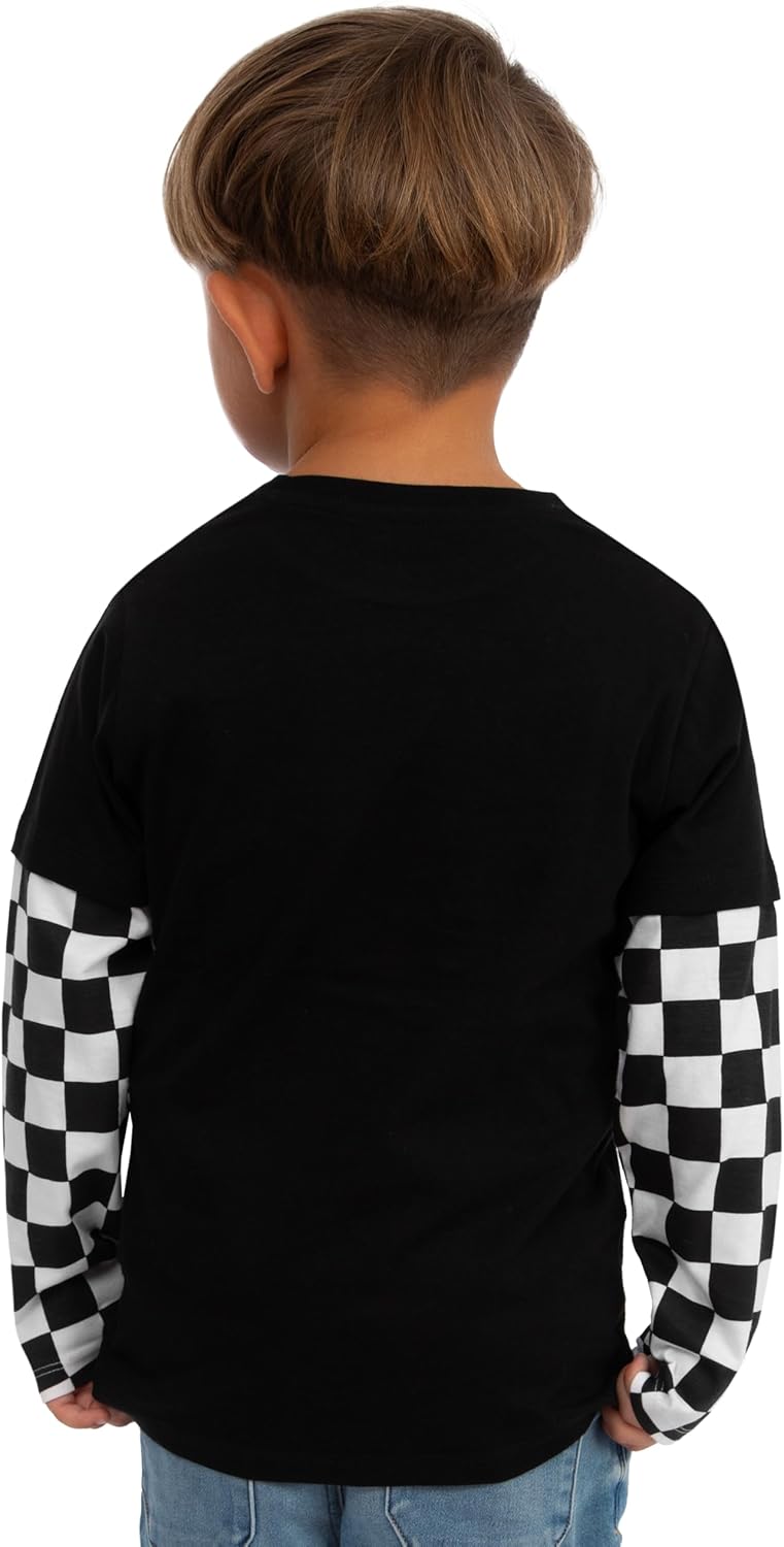 Disney Pixar Cars Lightning McQueen Shirt, Lightning McQueen Boys Shirts, Boys Long Sleeve Shirt
