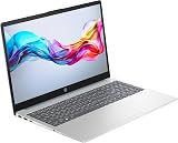 HP 15-fd0004sf Ordinateur Portable 15,6" FHD, PC Portable (Intel Core i3-N305, RAM 8 Go, SSD 512 Go, Intel UHD Graphics, Windows 11), Laptop Argent, Clavier AZERTY - 2