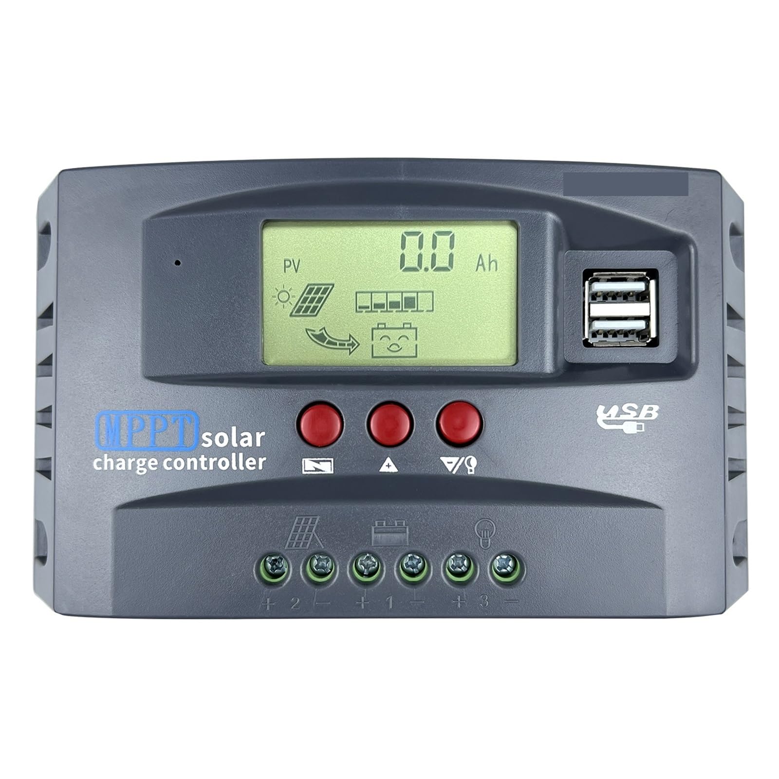 100W 200W 400W 600W 10A 20A 30A MPPT Regulator Ładowania Słonecznego Regualtor Dla 12V 24V Domowy System Akumulatorowy Lifepo4 Żel Kwasowo-ołowiowy łAtwy W ObsłUdze(MPPT 20A)