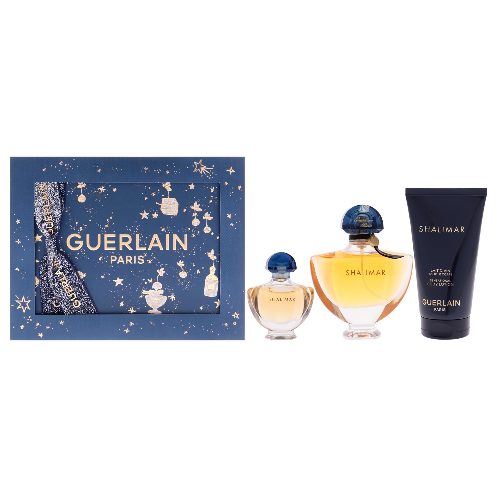Guerlain Shalimar 3 Piece Gift Set: Eau de Parfum 50ml