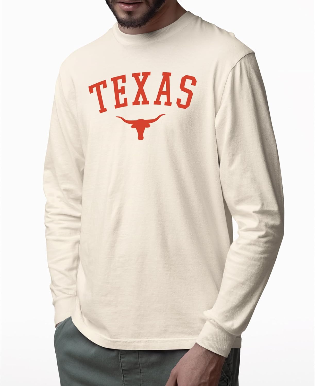 Texas T-Shirt for Men, Women, Unisex - State Pride Graphic Tee - Vintage Long Sleeve Crew Neck Top - 100% Cotton