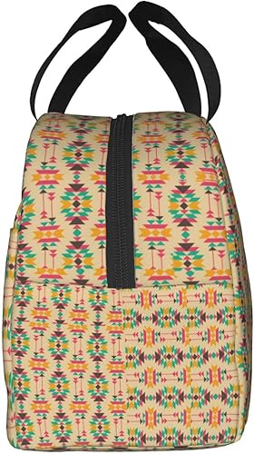 Miniatura 4 de Lonchera nativa americana para mujeres y hombres bonita lonchera para el trabajo picnic senderismo playa pesca