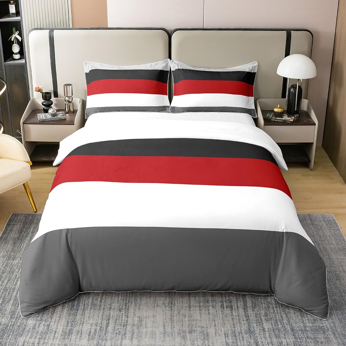 Parure de lit géométrique pour un sommeil réparateur et sans stress