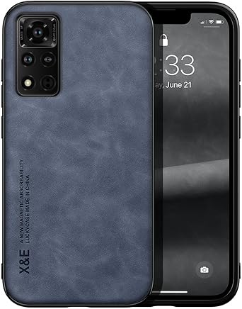 Compatible with Honor V40 Phone Case Skin-Friendly Feel, Built-in Magnetism, Anti-Drop Protection Blue