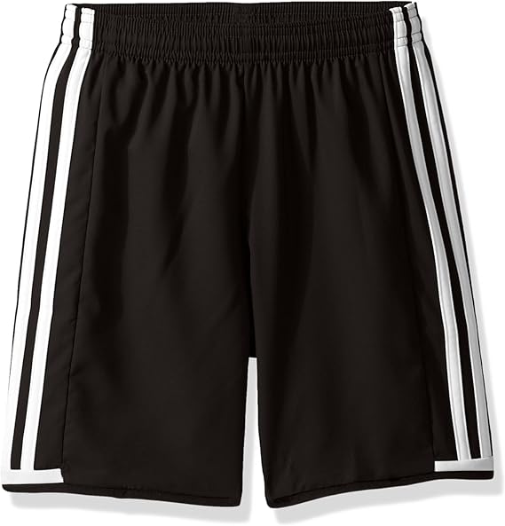black soccer adidas shorts