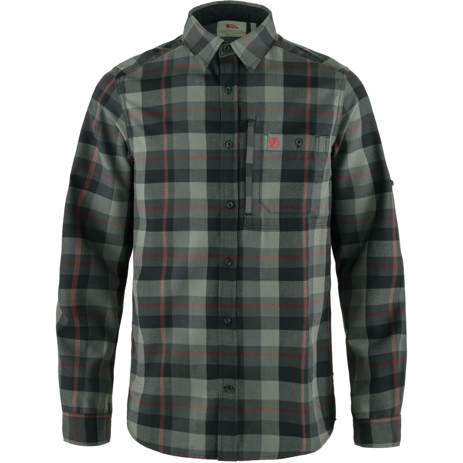 Fjällräven Men's Black / Grey Fjallraven 81380-550-020 Fjällglim Shirt M T-Shirt Black-Grey Size Xl