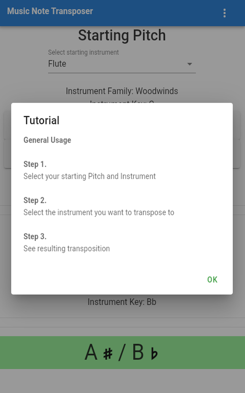 Music Note Transposer App on Amazon Appstore