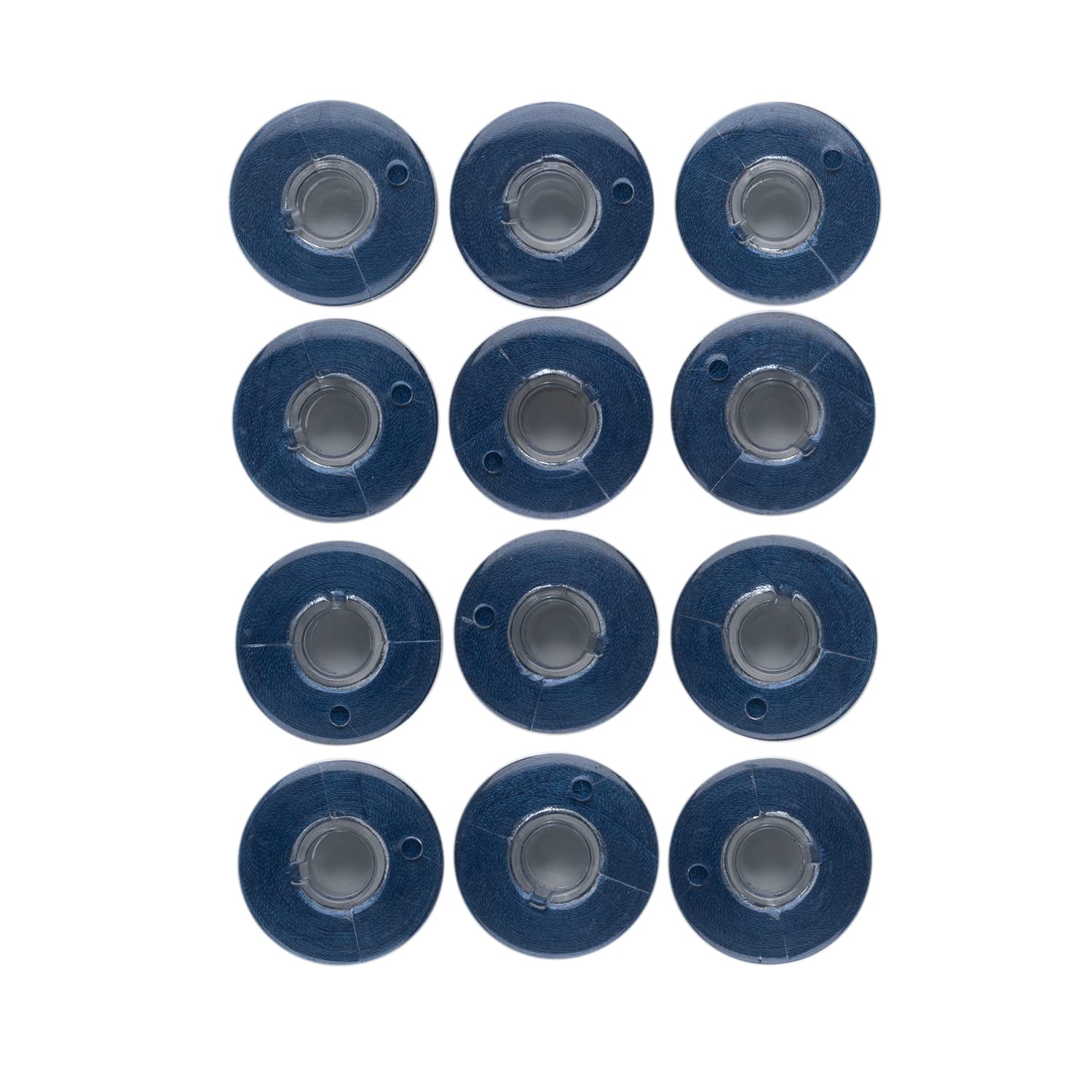 Fil en polyester bleu Sew Great : lot de 12 bobines de 60% pour couture à la main ou machine