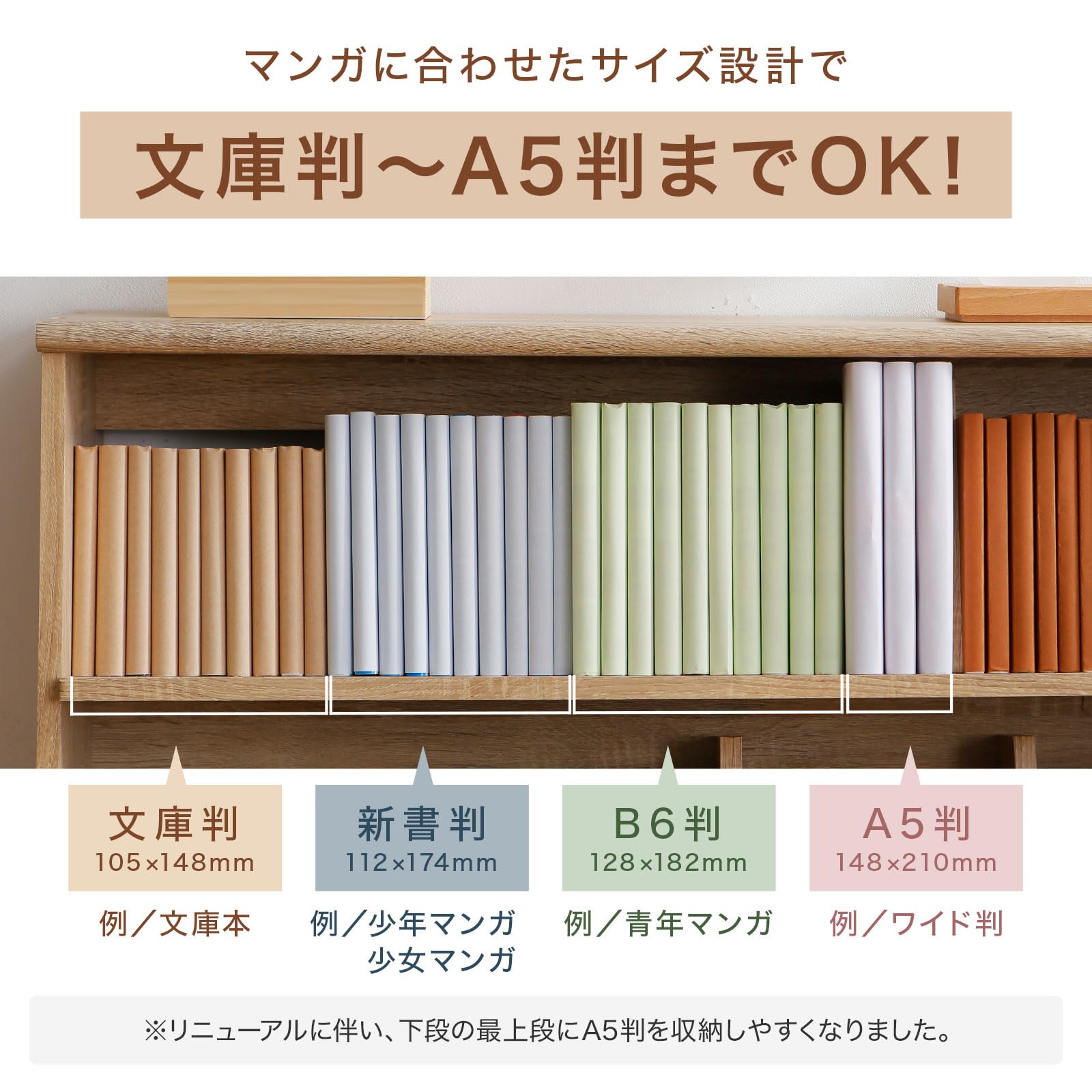 Amazon｜LOWYA ロウヤ 本棚 収納棚 漫画収納 大容量 スリム おしゃれ