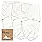 KeaBabies 3-Pack Organic Baby Swaddle Sleep Sacks - Swaddles for Newborns, Infant 0-3 Months, Baby Girls, Boys, Soft & Snug Newborn Sleep Sack, Nursery Swaddling Blankets (Soft White)