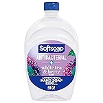 Softsoap Antibacterial Liquid Hand Soap Refill, White Tea & Berry Scented Hand Soap, 50 Ounce(Packaging May Vary)