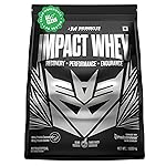 Bigmuscles Nutrition Impact Whey Protein Isolate & Concentrate [1.035kg, Rich Chocolate] | 24g Protein | ProHydrolase Enzyme Technology | Powered By Stevia | 3rd Party Tested