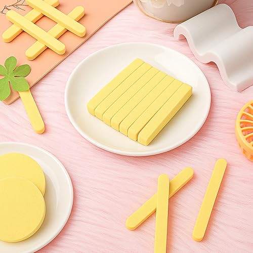 Vista 11 de Mifoci 960 esponjas faciales comprimidas para esteticistas, almohadillas de esponja de eliminación de maquillaje para mujeres, spa exfoliante facial