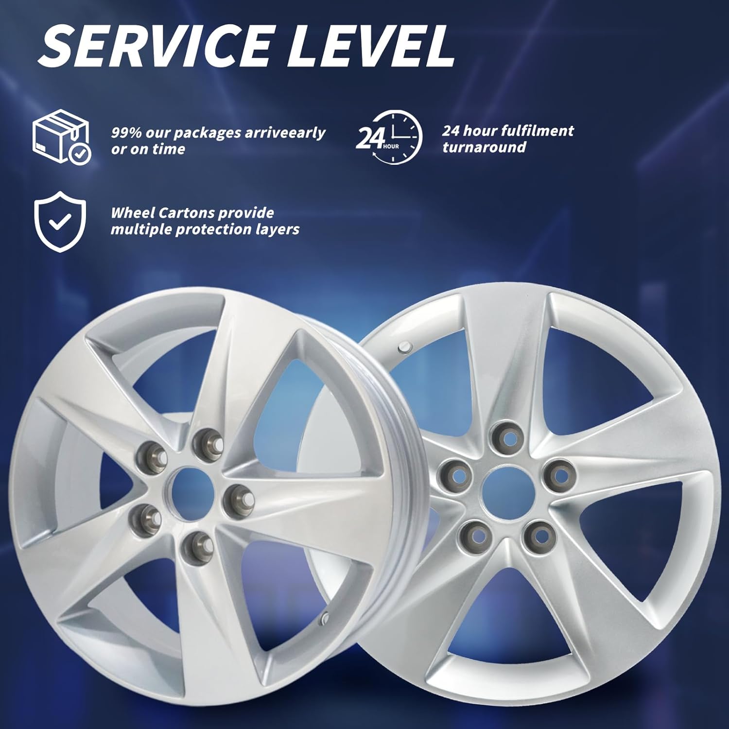 New 16x6.5 inch 16" x 6.5" Premium Aluminum Alloy Wheel Rim Fits for Hyundai Elantra 2011 2012 2013, Direct Fit, ALY70806U20N