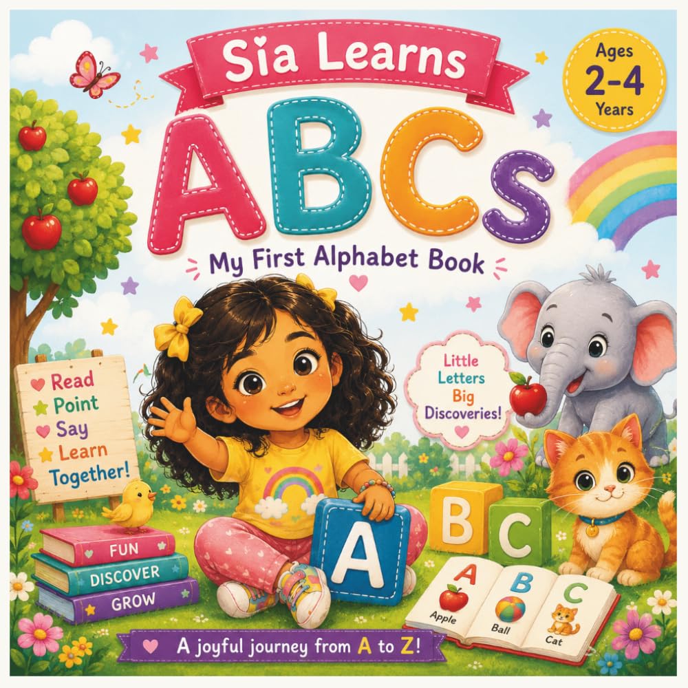ABCs with Sia: An Early Learning Alphabet Book for Toddlers & Preschoolers
