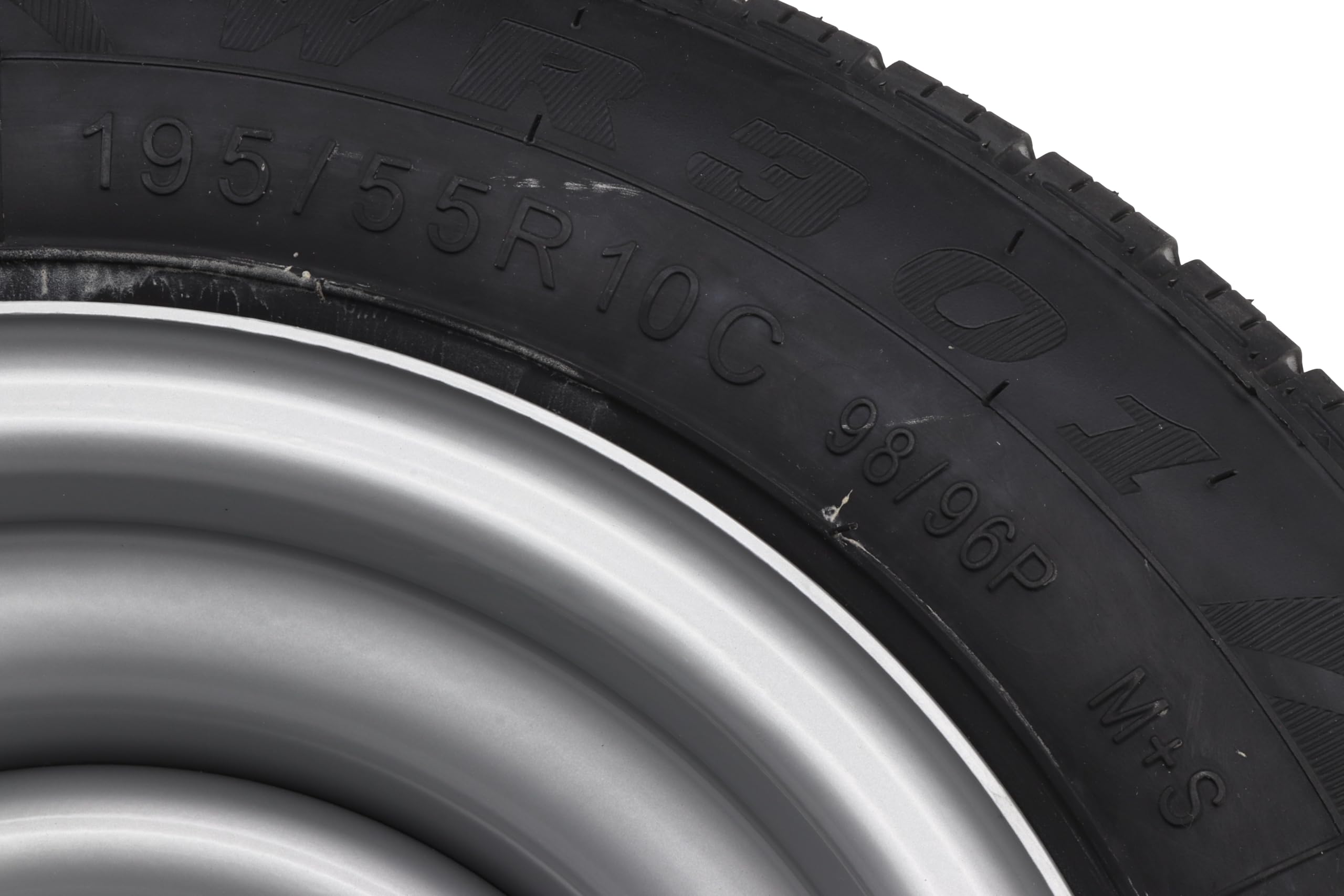 Roue complète 195/55 R 10C 98/96N LK112x5 Pneu de remorque M+S 195 55 R10C Roue de remorque Pneu 112 x 5