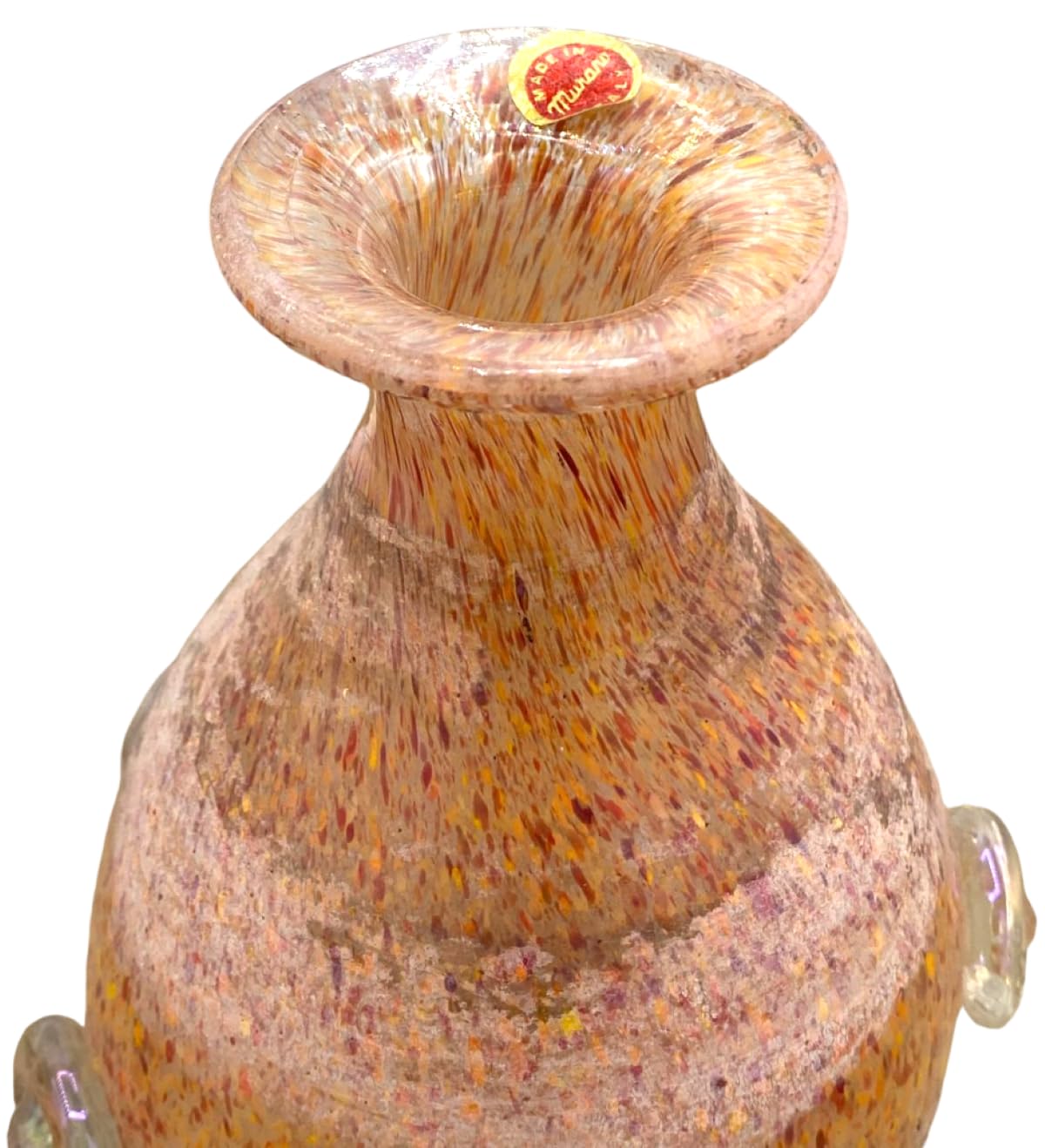 Jarrón de cristal de Murano excavación BD002